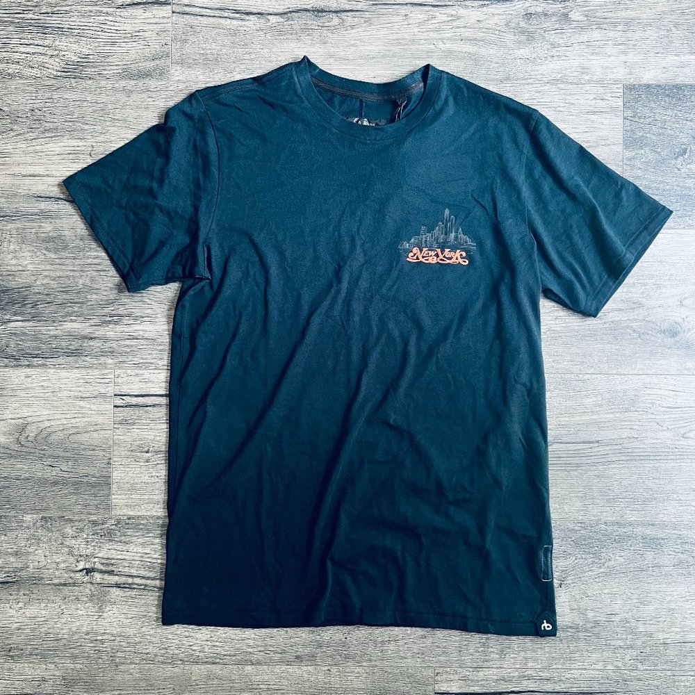 NWT rag & bone, NY Skyline Principal Jersey Tee, Navy, M